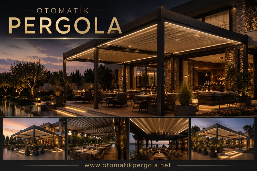 Motorlu Pergola Tente